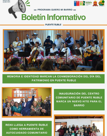 Boletín Quiero Mi Barrio Agosto 2025